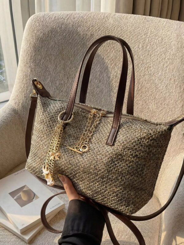 e1e2e730-b950-4aec-a226-4e389ef14881-Max-Origin.jpg Woven Crossbody Bag with Gold Chain Accents